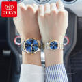 6602 olevs Fashion mechanical automatic skeleton lady fashion luxury watch women